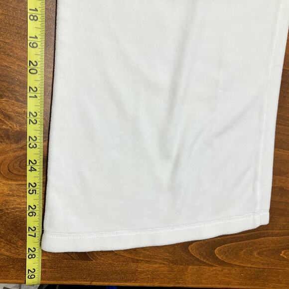 Cat in the Hat White Velour Flare Leg Lounge Pants Women’s Size L Y2K Rare! - Picture 8 of 14
